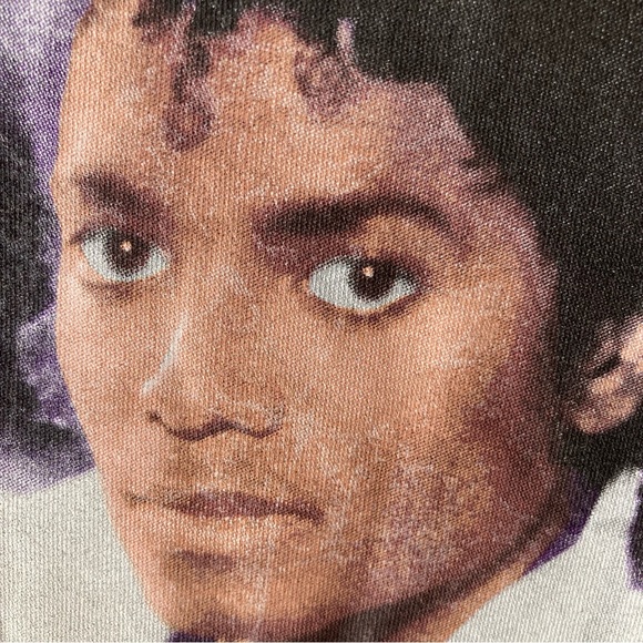 Michael Jackson Thriller Band Tee T Shirt Size M Black Red - Picture 6 of 7